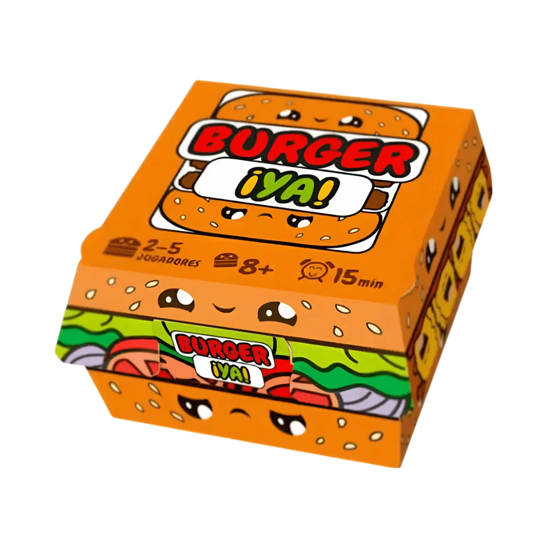 Burger ¡ya! - Juego de Mesa de Rapidez y Destreza Visual