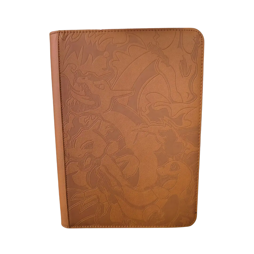 Carpeta charizard ecocuero 1