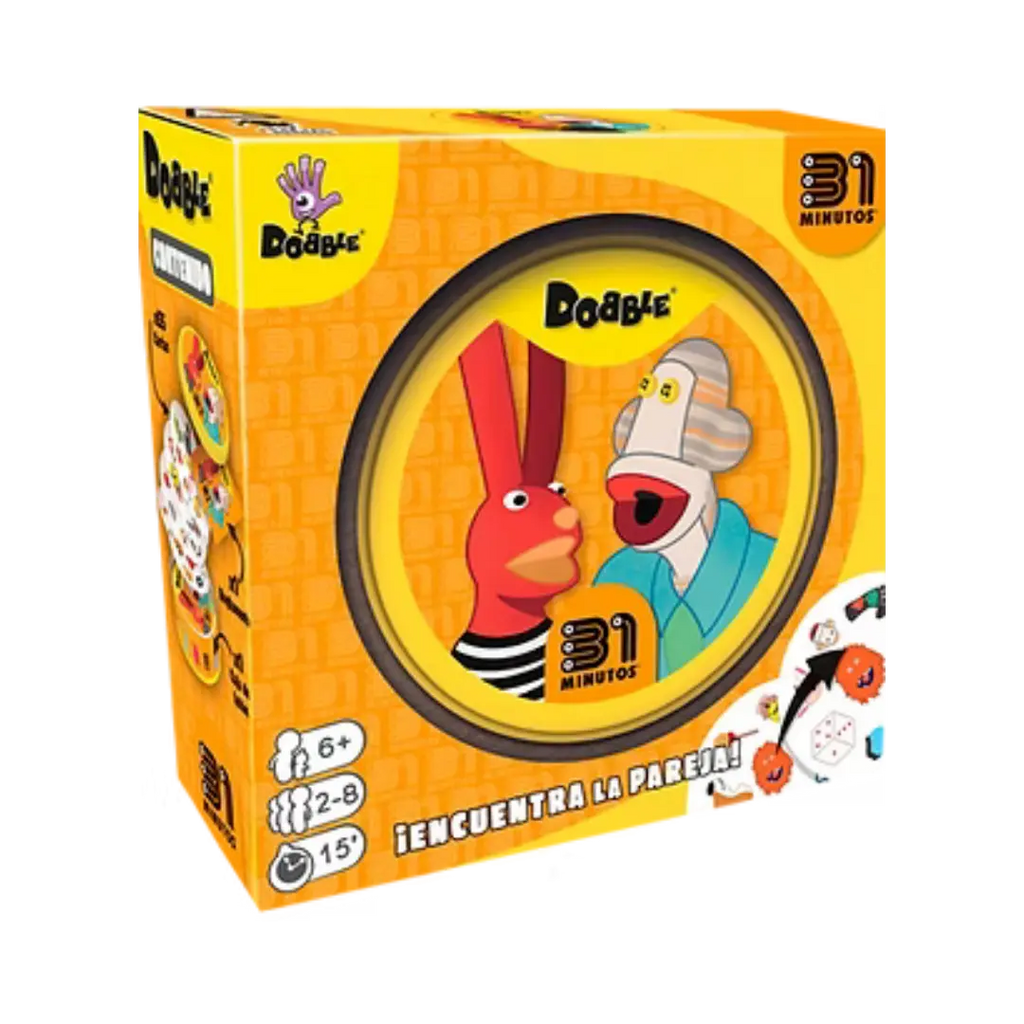Dobble 31 Minutos – Juego de Cartas y Reflejos para Niños