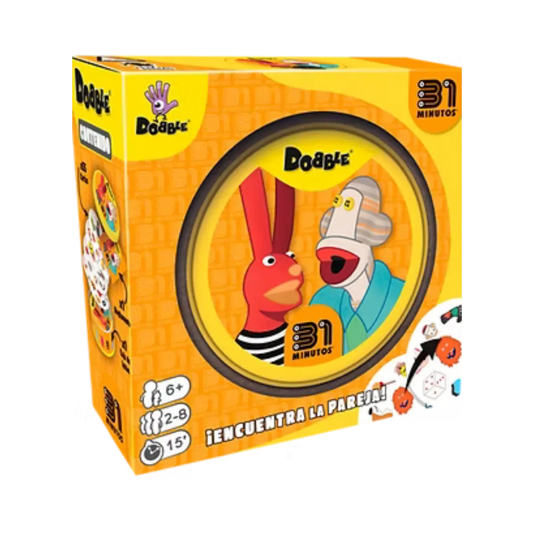 Dobble 31 Minutos – Juego de Cartas y Reflejos para Niños