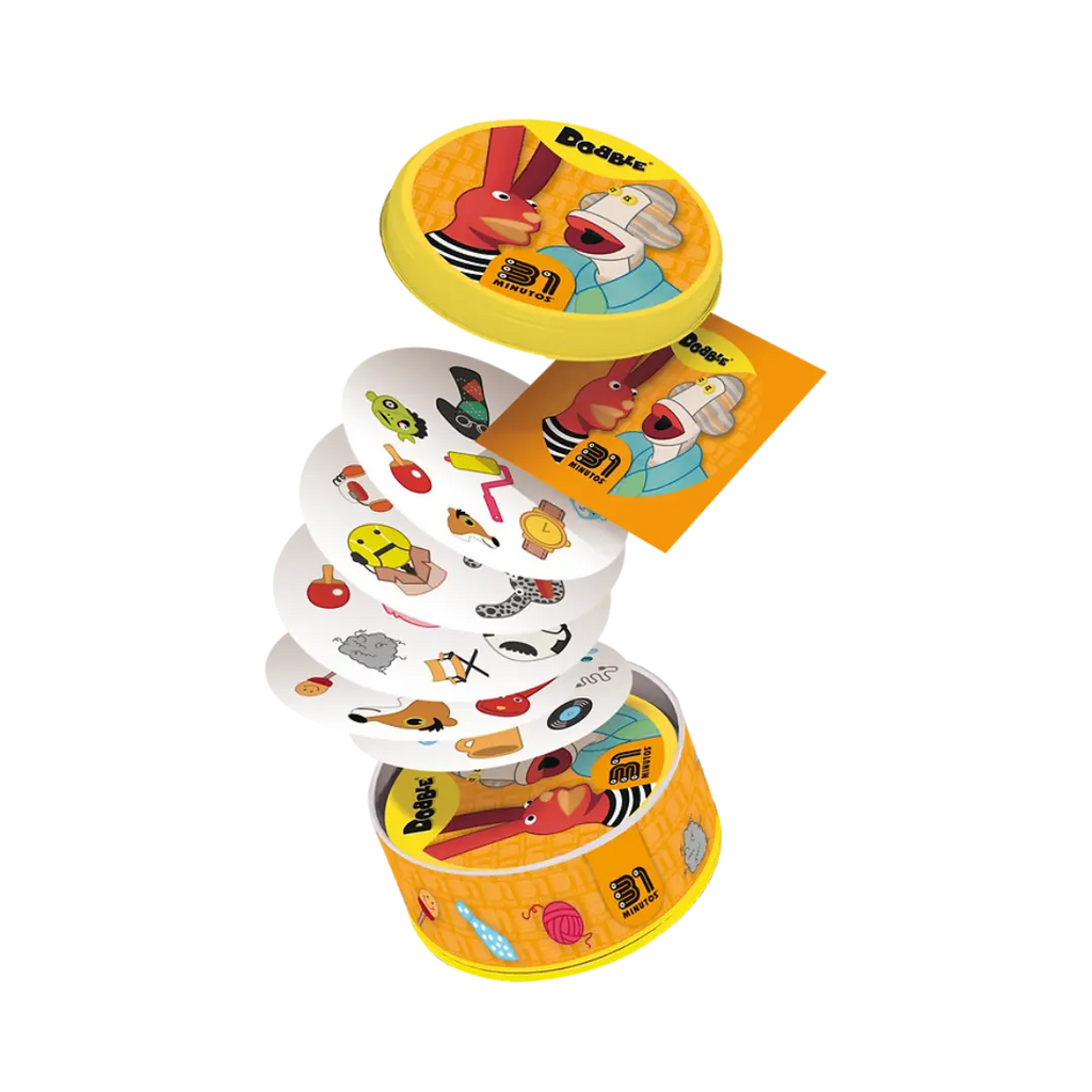 Dobble 31 Minutos – Juego de Cartas y Reflejos para Niños