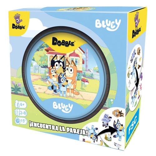 Dobble bluey juego cartas