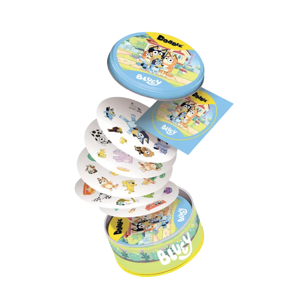 Dobble Bluey - Juego de Cartas y Reflejos para Niños