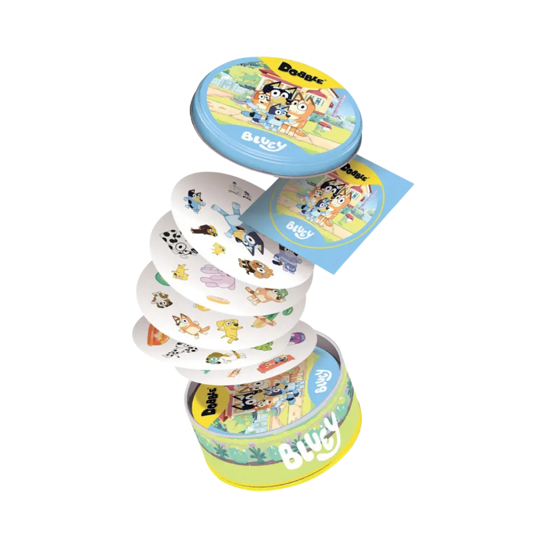 Dobble Bluey - Juego de Cartas y Reflejos para Niños
