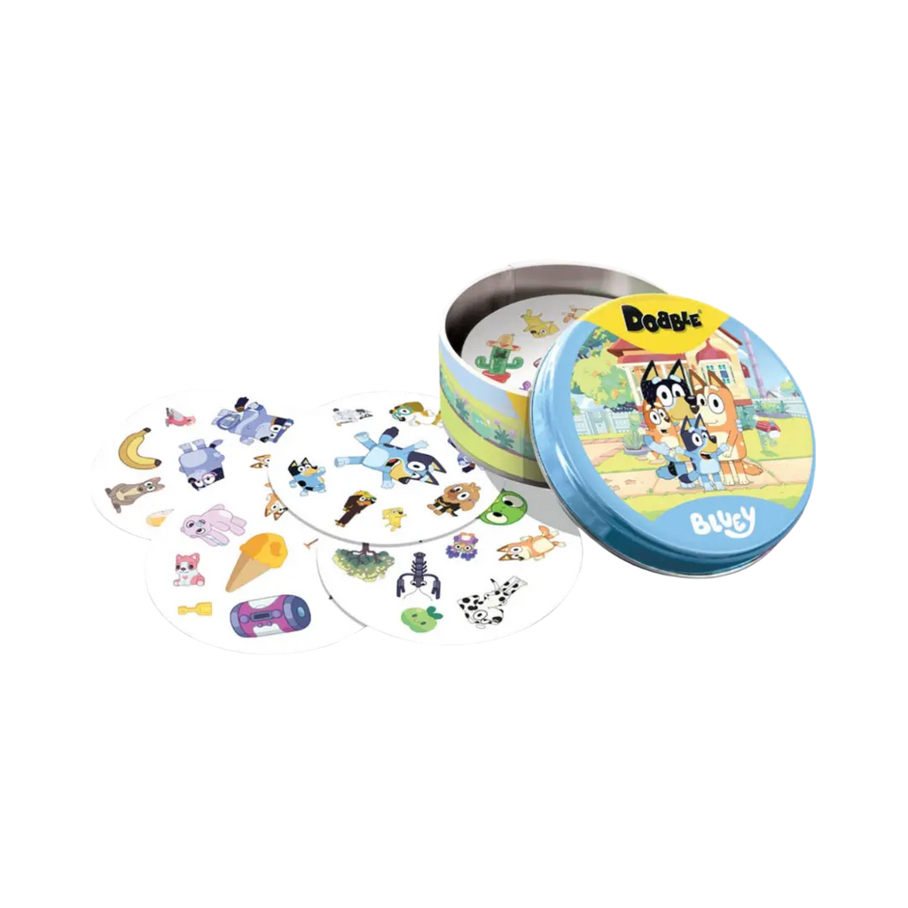 Dobble Bluey - Juego de Cartas y Reflejos para Niños