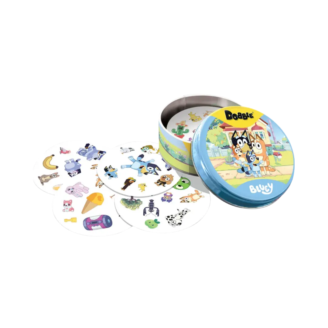 Dobble Bluey - Juego de Cartas y Reflejos para Niños