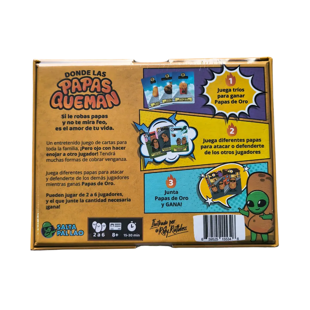 Donde las Papas Queman – Juego de Mesa de Trivia y Apuestas