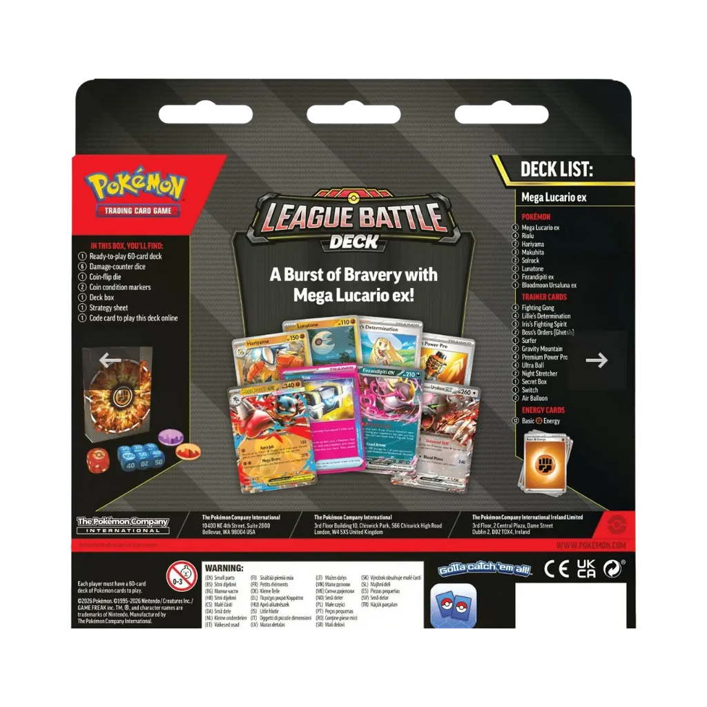 League Battle Deck MegaLucario ex2
