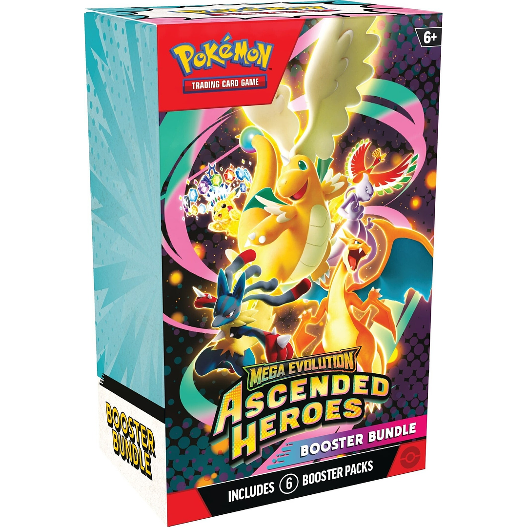 Pokémon TCG - Mega Evolution Ascended Heroes - Booster Bundle (6 Sobres)