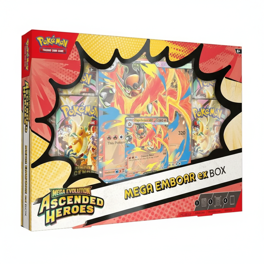 Pokémon TCG - Mega Evolution: Ascended Heroes - Premium Poster Collection emboar