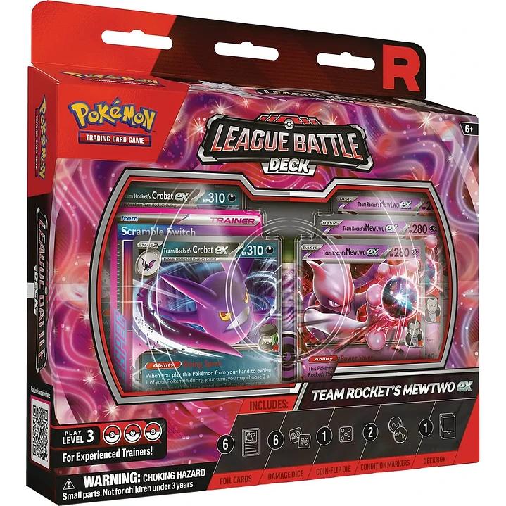 Pokémon TCG - Team Rocket’s Mewtwo-ex League Battle Deck