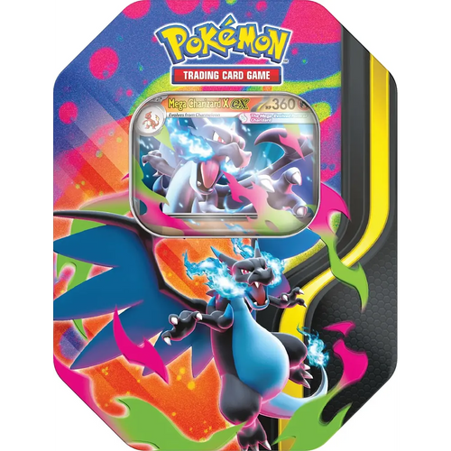 Pokémon TCG - Mega Charizard X ex Tin