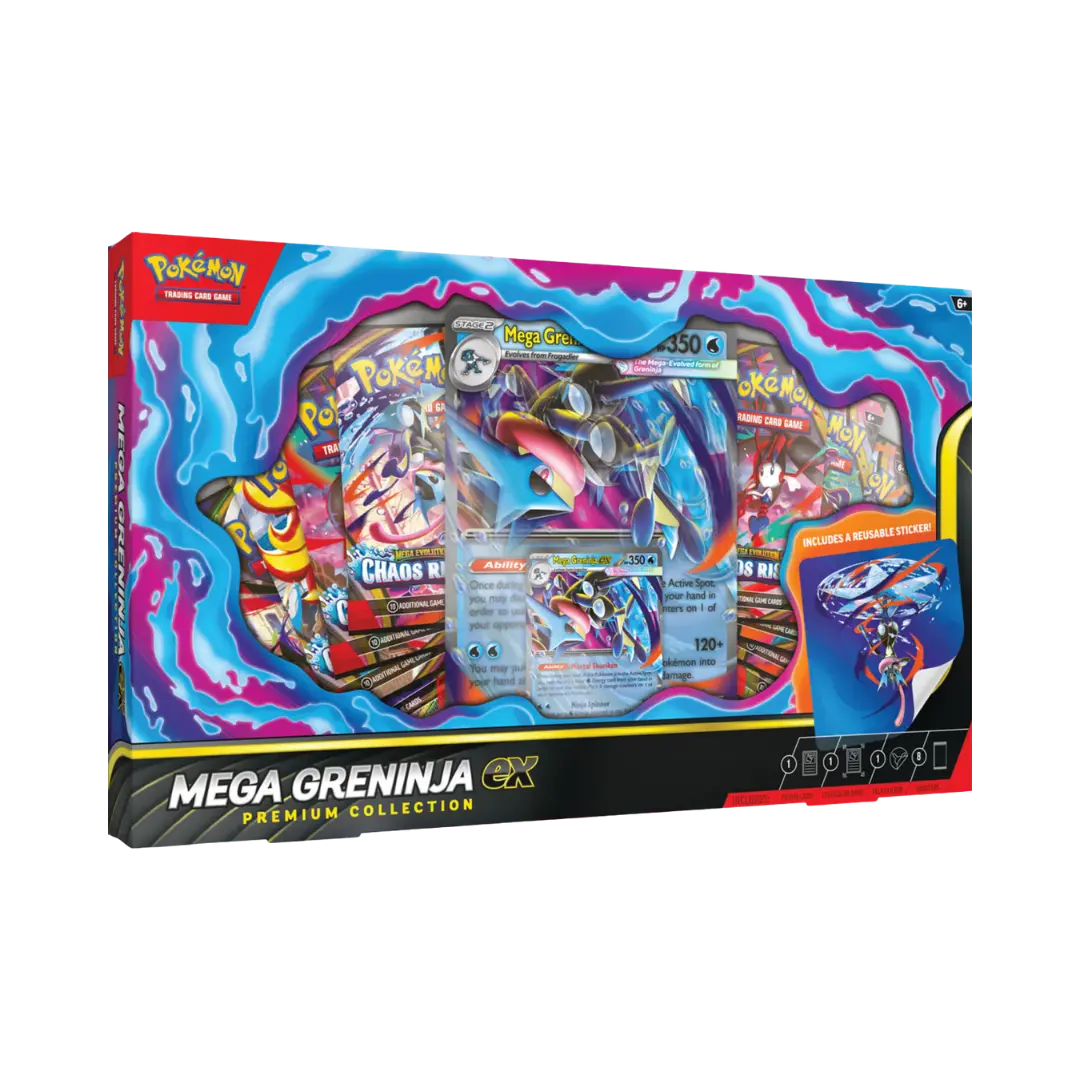[Reserva: entrega el 03/07] Pokémon TCG - Mega-Greninja ex | Premium Collection
