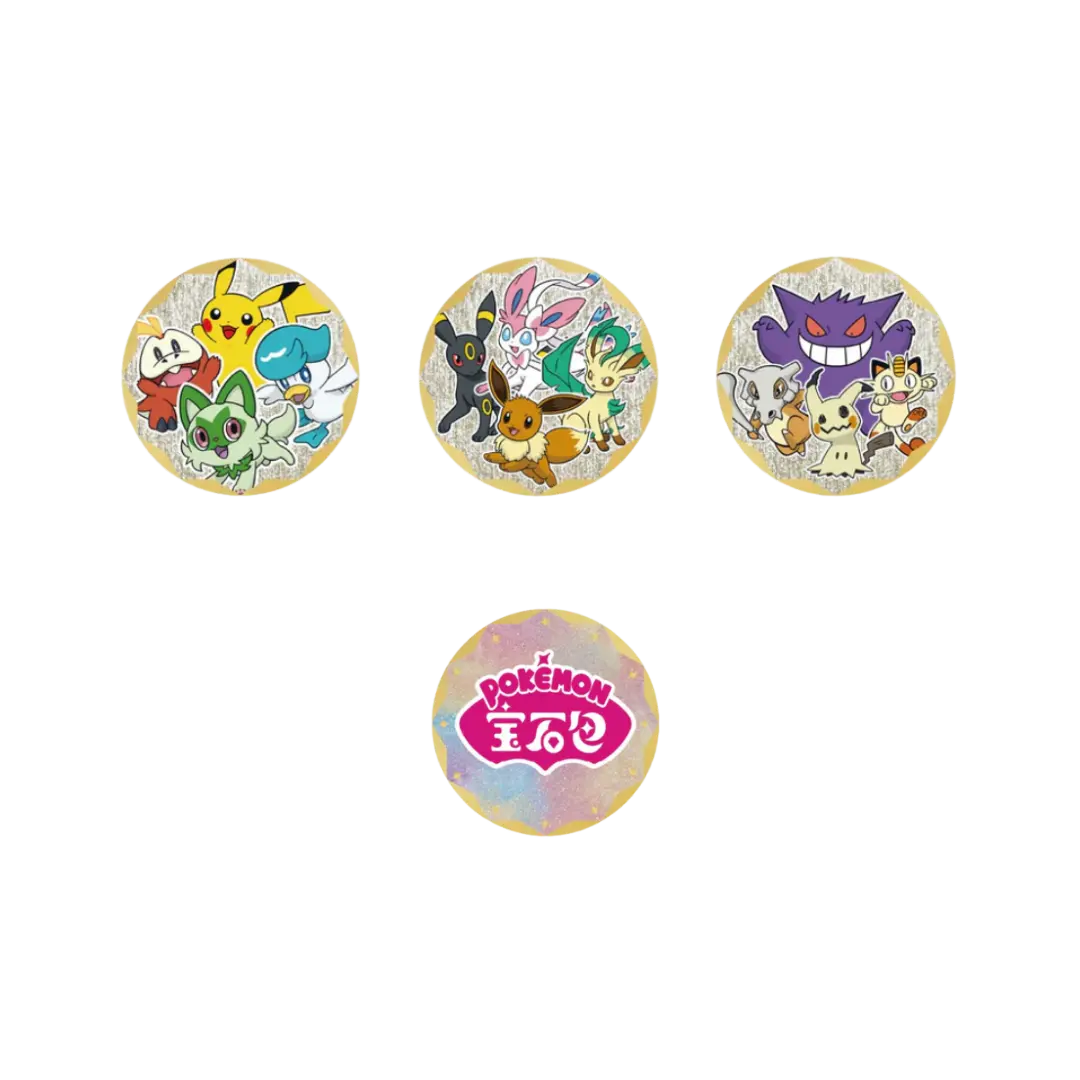 Sobre - Pokémon Gem Pack Badge Vol 1