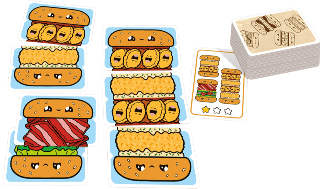 Burger ya juego cartas