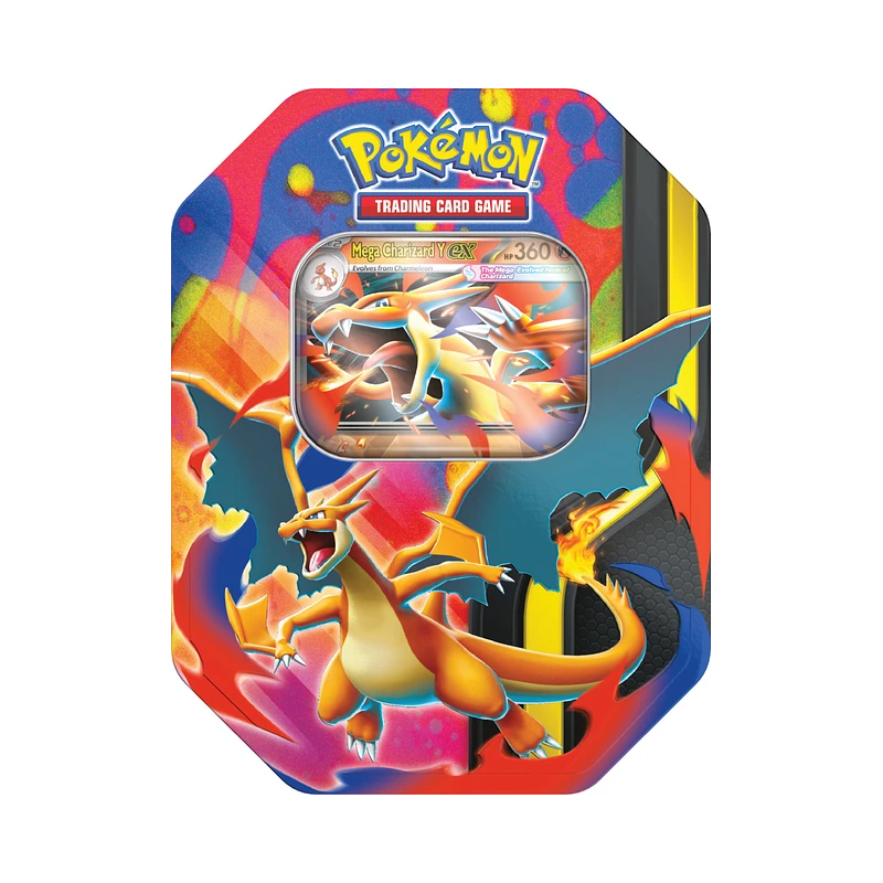 pokemon tcg mega charizard tin