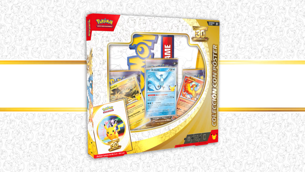 POKEMON TCG 30TH CELEBRATION - POSTER COLLECTION INGLES
