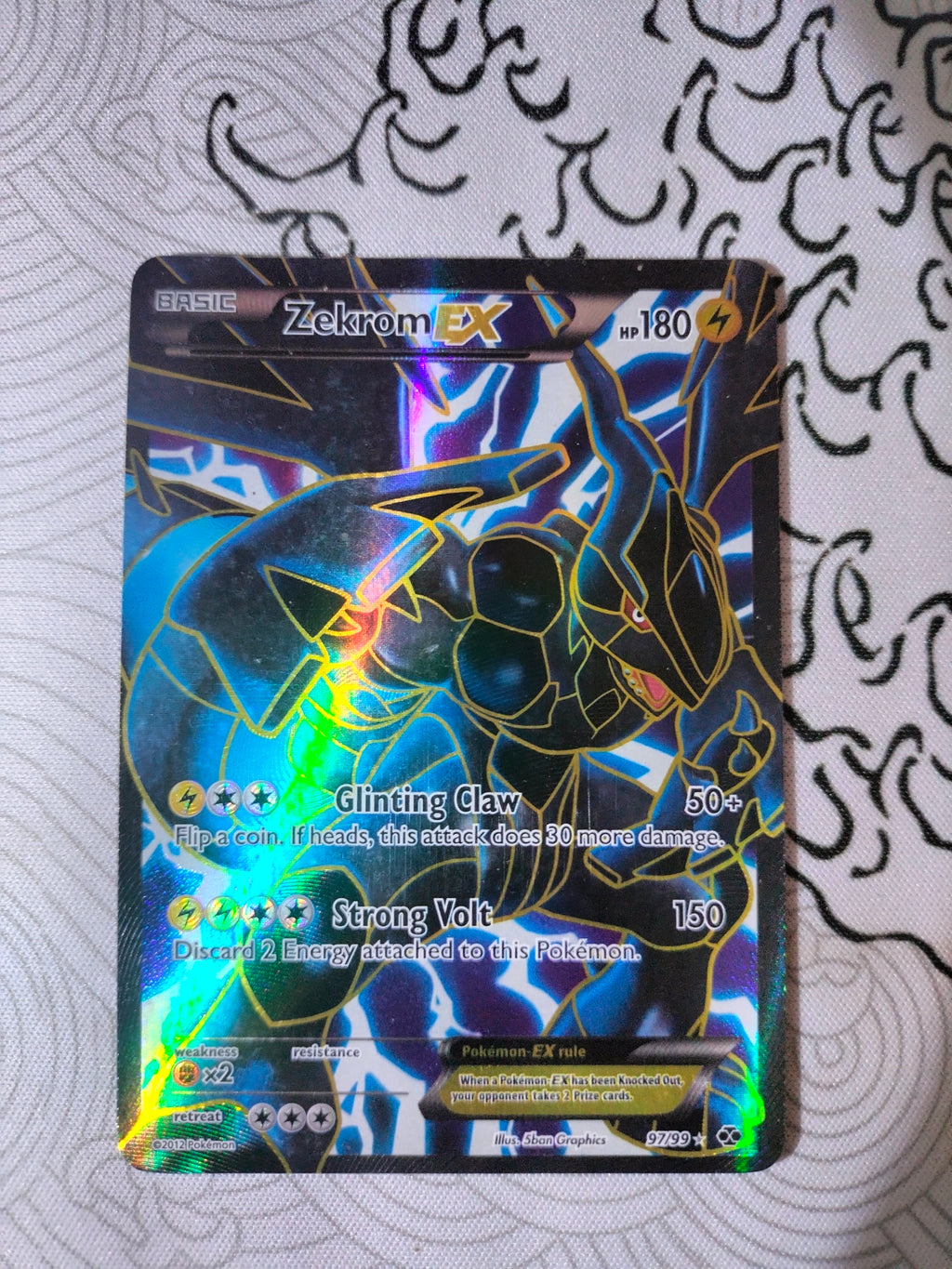 Zekrom EX (97 Full Art) - Next Destinies